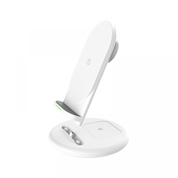 WIWU POWER AIR 18W 3 IN 1 WIRELESS CHARGER - WHITE